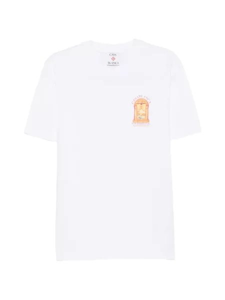 Tricou Casablanca cu imagine alb