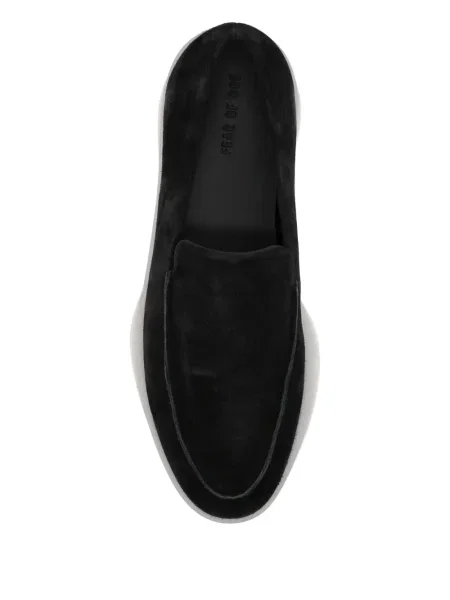 Loafers Fear Of God σουέντ μαύρο