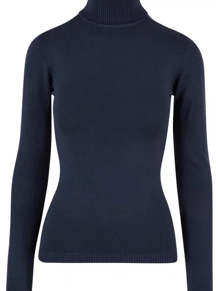 Urban Classics Pulover mornarska modra