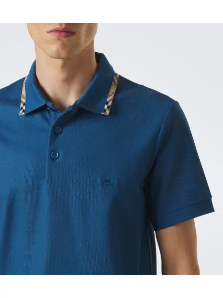 Καρό polo Burberry μπλε