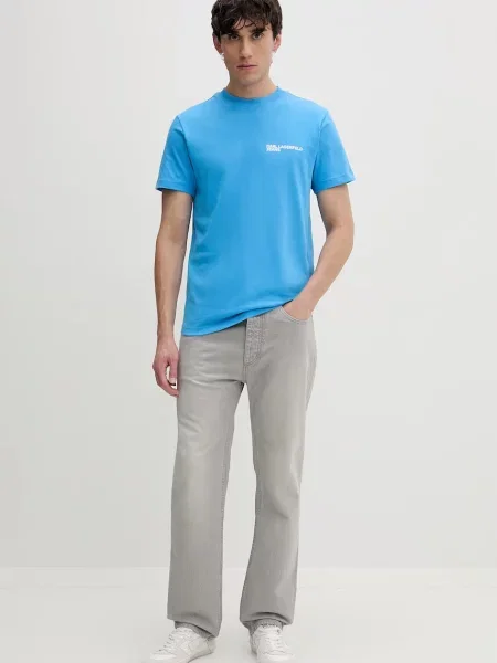 Karl Lagerfeld Jeans kratka majica modra