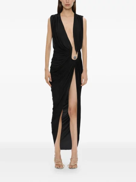 Rochie Christopher Esber cu volane negru
