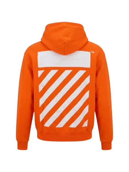 Суичър с качулка Off-white бяло