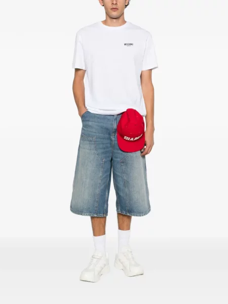 Póló Moschino nyomtatás fehér