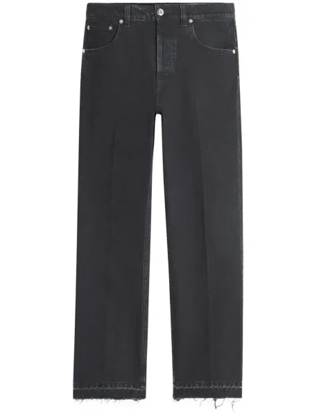 Blugi drepți Lanvin negru