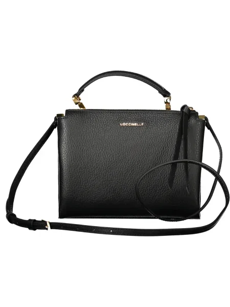 Mała torebka Coccinelle skórzana czarna