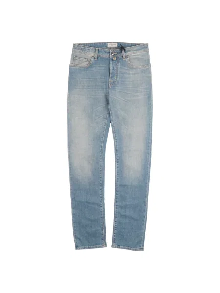 Jeansy straight leg Jacob Cohen niebieskie