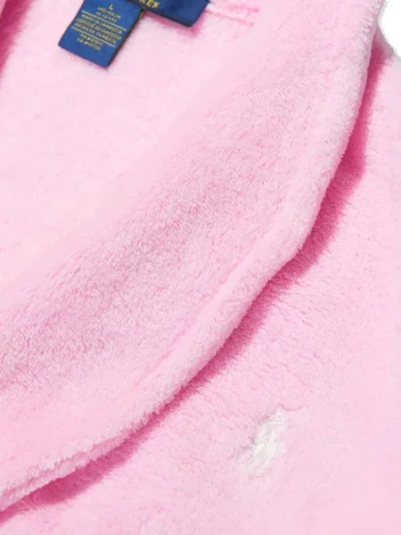 Szlafrok dziecięcy Polo Ralph Lauren różowy