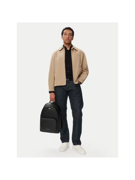 Tommy Hilfiger rucsac pentru bărbați cu imitație de piele negru