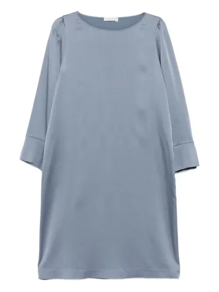 Rochie midi Le Tricot Perugia până la genunchi de costum albastru