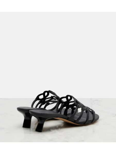 Papuci tip mules Loewe din piele negru