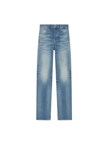 Jeansy straight leg Armani Exchange niebieskie