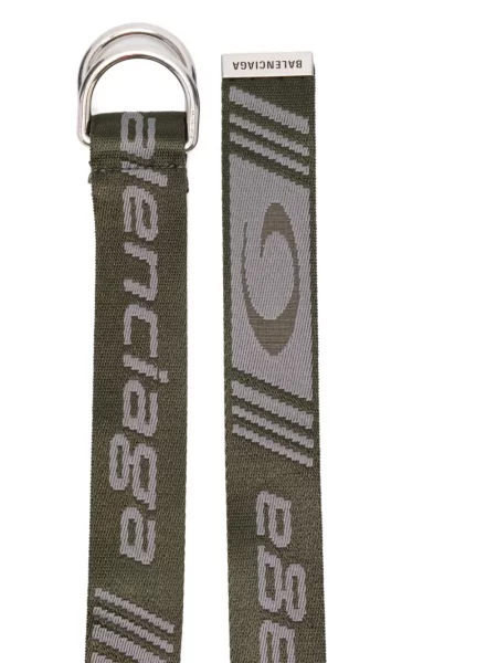 Curea Balenciaga cu autograf verde