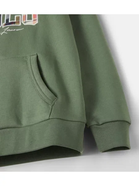 Gyerek kapucnis melegítő felső Polo Ralph Lauren zöld