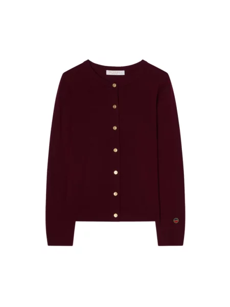 Kardigan Busnel wełniany czerwony