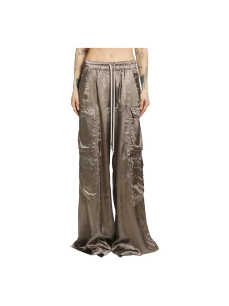 Spodnie Rick Owens brązowe