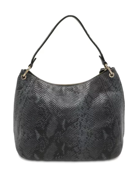 Кожена кожена чанта Furla черно