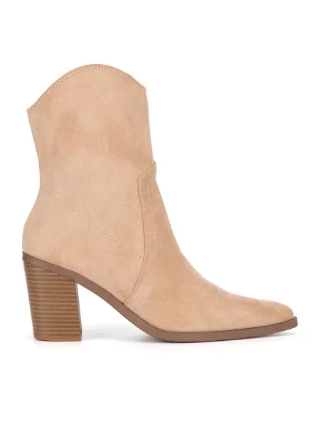 Cizme și botine cowboy JENNY bej