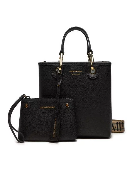 Ročna torba Emporio Armani črna