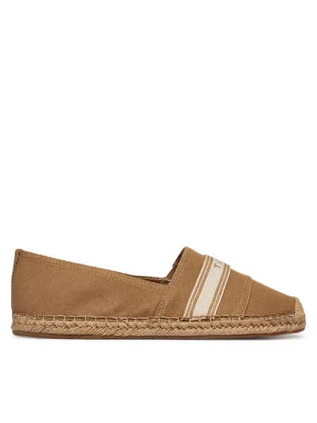 Tommy Hilfiger Espadrile Hilfiger Webbing Espadrille rjava