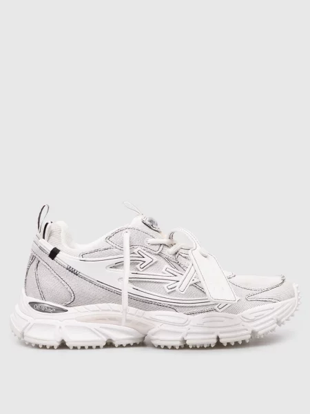 Кроссовки Off-white с лого белые