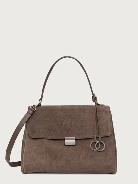 Geantă shopper Marc O'polo din piele bej