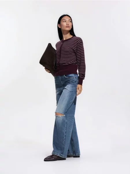Reserved Cardigan cu lyocell multicolor