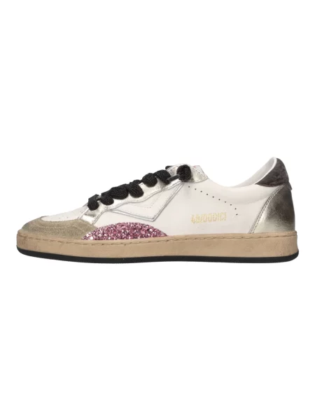 Sneakersy 4b12 skórzane białe