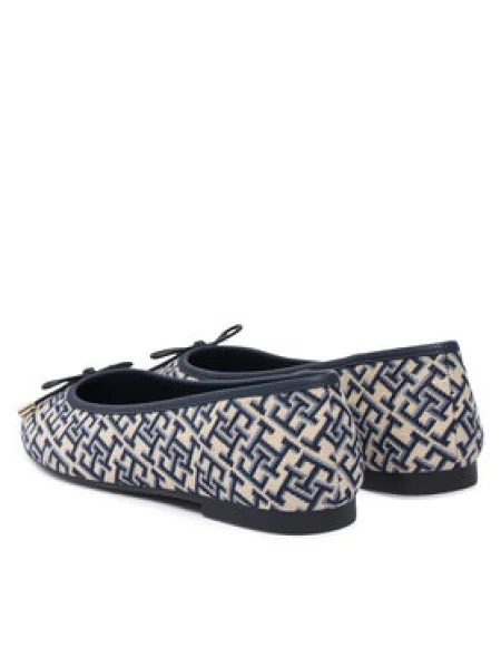 Baleríny Tommy Hilfiger Th Charm Jacquard Ballerina Farebná