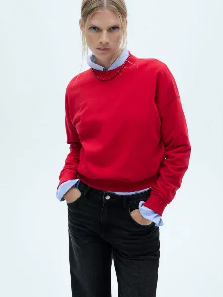 Прямі джинси MANGO чорний