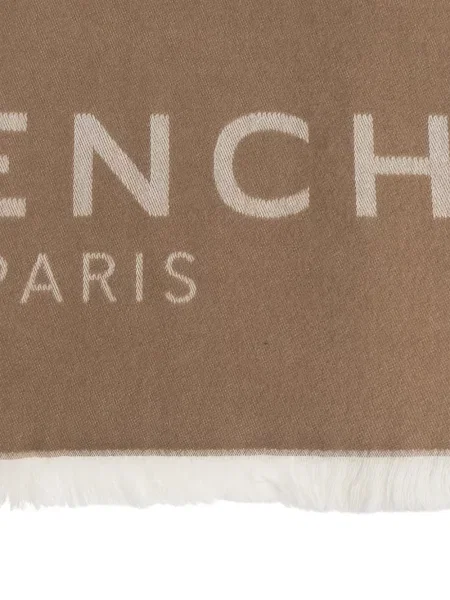 Fular Givenchy cu franjuri maro