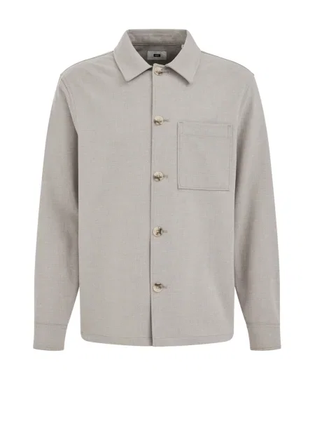 WE Fashion Společenská košile šedá