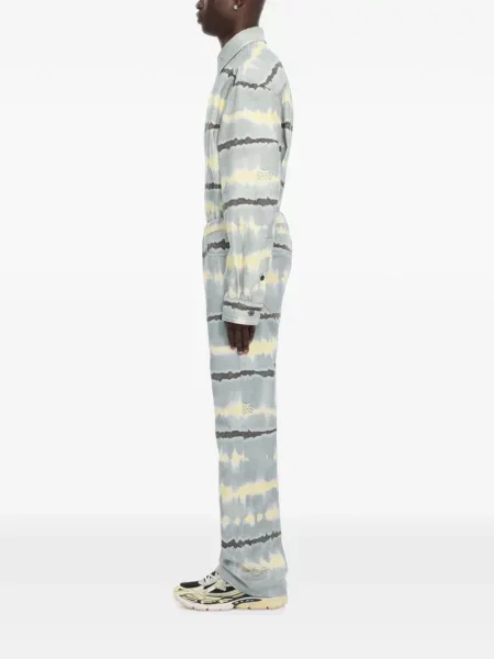 Blugi Off-white cu legături alb