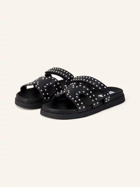 Sandály Steve Madden s nýty černé