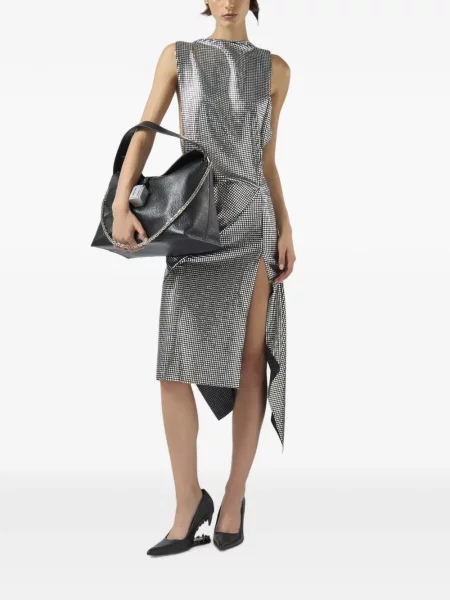Rochie midi Gcds asimetrică drapată