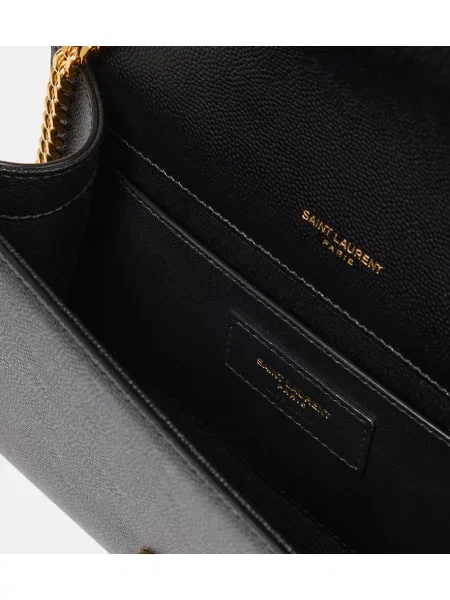 Geanta de piele Saint Laurent din piele negru