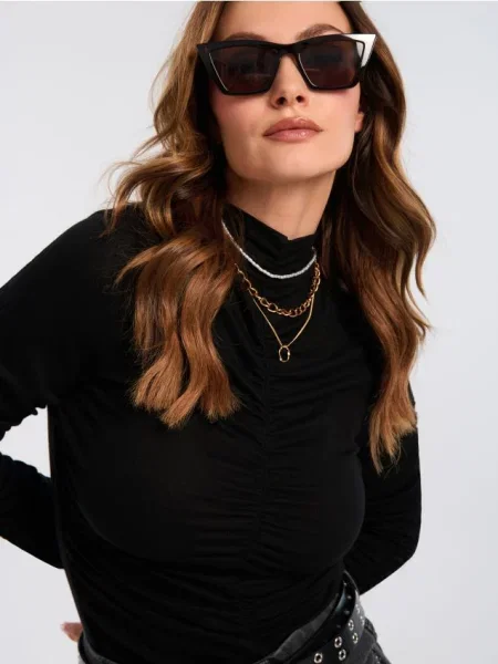 Джемпер з довгим рукавом чорний