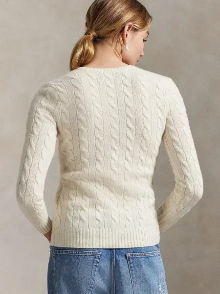 Polo Ralph Lauren sveter dámsky vlnený béžová