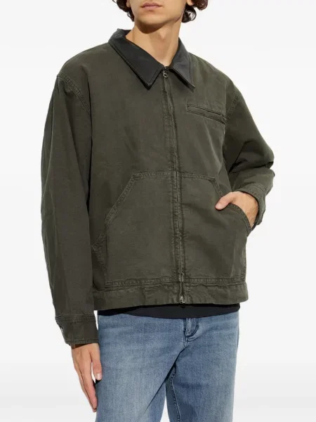 Gulerat geanta de piele Rag & Bone verde