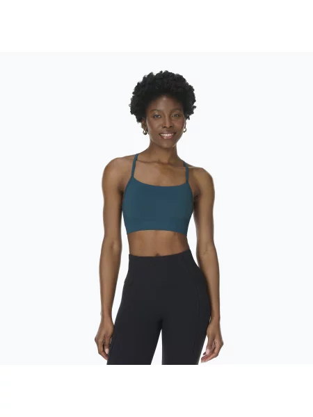 Biustonosz treningowy Sweaty Betty Sprint Rest Seamless Yoga green zielony
