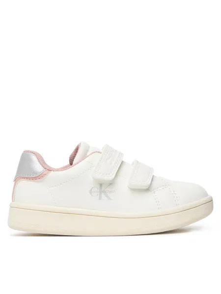 Calvin Klein Sneakers Low Cut Velcro Sneaker M alb
