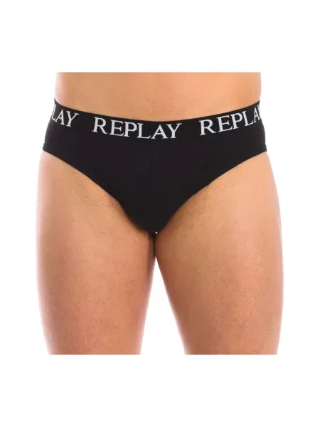 Zestaw majtek Replay czarny