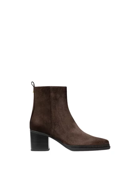 Buty do kostki Michael Kors skórzane brązowe