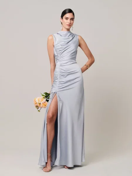 Sável Rochie de seară Tamsin pastel albastru