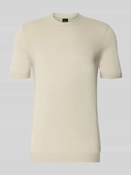 T-shirt o kroju regular fit z mieszanki bawełny model MOMENTUM-LITE' Boss Green