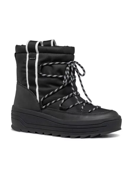 Geox Buty Kobieta 38 EU Stylowe Wodoodporne Buty dla Kobiet czarny