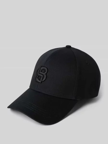 Czapka z daszkiem z czystej bawełny model ‘ZED-B-ICON’ Boss czarna