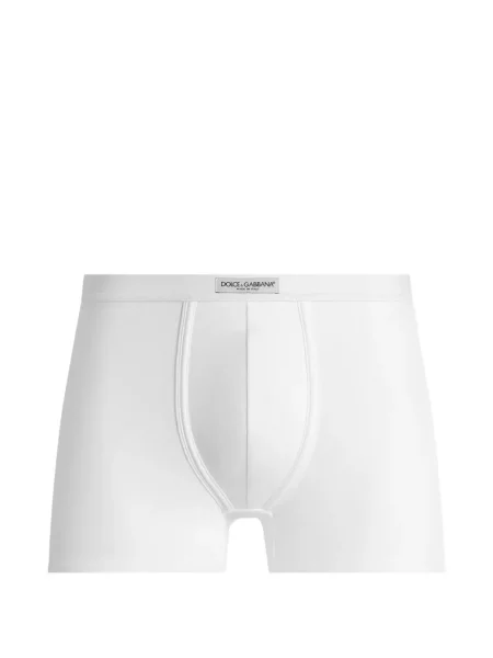 Boxeri Dolce & Gabbana din jerseu alb
