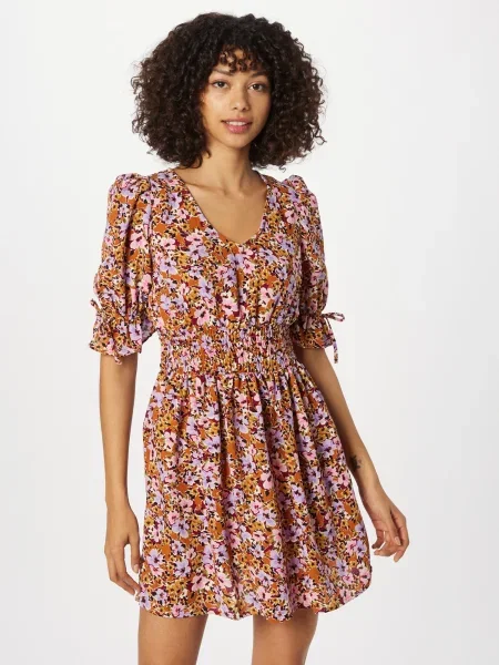 Dorothy Perkins Ruha curry / olíva / világoslila / sötét narancssárga