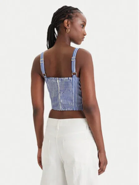 Guess Felső Regular Fit kék